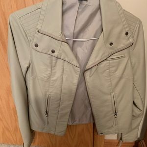 Faux leather jacket